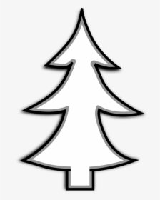 Clipart Of Ca, Rocks And December Free - Christmas Tree Clipart Black And White, HD Png Download, Free Download