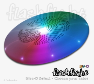 Flashflight Led Light Up Flying Disc Disc O Select"  - Circle, HD Png Download, Free Download