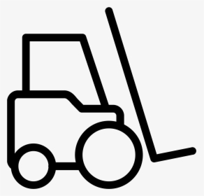 Forklift Drawing Vector - Fork Lift Icon, HD Png Download, Free Download