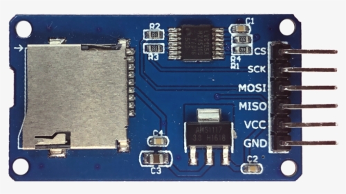Sd Card Module Photo Intro - Micro Sd Card Reader Module, HD Png Download, Free Download