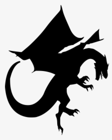 Transparent Dragon Icon Png - Dragon Silhouette Png, Png Download, Free Download