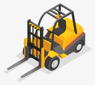 Forklift Birds Eye View, HD Png Download, Free Download