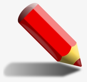 Red Pencil Clip Arts - Color Red Pencil, HD Png Download, Free Download