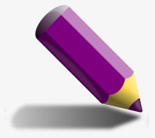 Violet Pencil Clip Arts - Blue Pencil Clipart, HD Png Download, Free Download