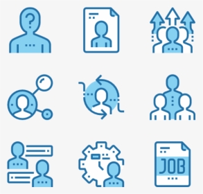 Essential Set - Blue Human Icon Png, Transparent Png, Free Download