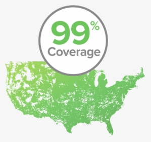 T Mobile Coverage Map, HD Png Download, Free Download