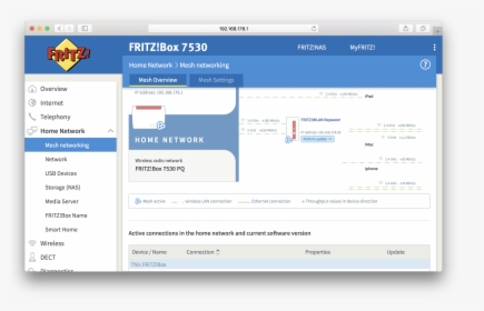 Fritz Box 7530 Reset, HD Png Download, Free Download