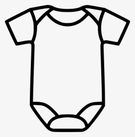 Baby Bodysuit - Baby Clothes Drawing Png, Transparent Png, Free Download