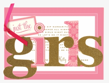 Blank Girls Night Invitation, HD Png Download, Free Download