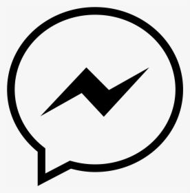 Facebook Messenger Icon - Facebook Messenger Logo White, HD Png Download, Free Download