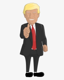 Donald Trump Cartoon Png - Tuxedo, Transparent Png, Free Download
