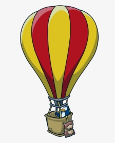 First Hot Air Balloon Png , Transparent Cartoons - First Hot Air Balloon Cartoon, Png Download, Free Download