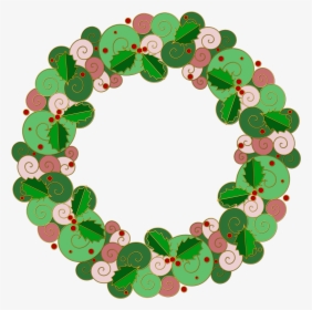 Transparent Background Wreath Cartoon, HD Png Download, Free Download