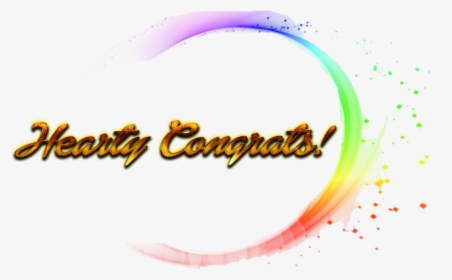 Hearty Congrats Png Background - Calligraphy, Transparent Png, Free Download