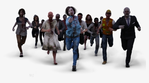 Rjs Dazzariffic Spot - Group Of Zombies Png, Transparent Png, Free Download