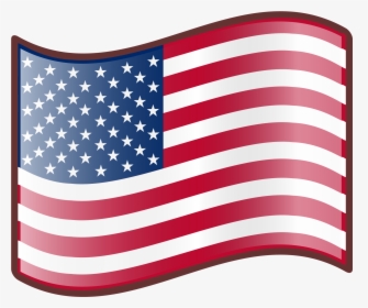 Usa Flag Icon Clipart , Png Download - Clipart American Flag Waving, Transparent Png, Free Download