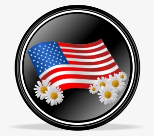 Transparent Memorial Day Clipart - Usa Flag Icon, HD Png Download, Free Download