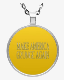 Make America Grunge Again Un4686 Circle Necklace - Peppa Pig Necklace, HD Png Download, Free Download