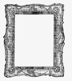 Vintage Square Mirror Frame Clipart , Png Download - Clip Art Old Picture Frame, Transparent Png, Free Download