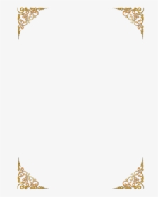 Pattern Frame Vector Gold Png Download Free Clipart - Vector Gold Pattern Frame Png, Transparent Png, Free Download
