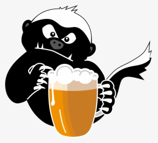 Honeybadger Beer Logo Final - Logos Of Honey Badger, HD Png Download, Free Download