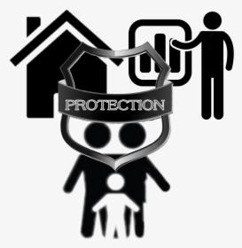 Protection Multi-element Spellworking - Cartoon Simple Outline House, HD Png Download, Free Download