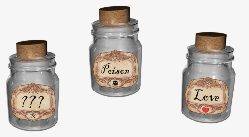 Spell, Magic, Love, Death, Poison, Witch, Wizard - Glass Bottle, HD Png Download, Free Download