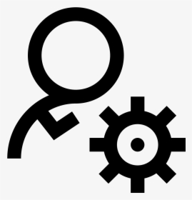 Admin Settings Male Icon - Emoji Engrenagem, HD Png Download, Free Download