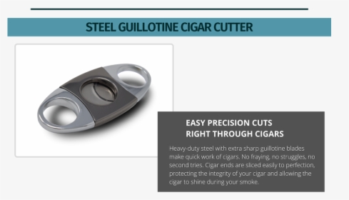 Cigar Cutter Guillotine Steel Cuts Heavy Duty - Health Care, HD Png Download, Free Download