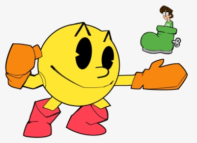 Here Comes Pacman - Cartoon, HD Png Download, Free Download