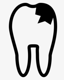Tooth Outline Png - Portable Network Graphics, Transparent Png, Free Download