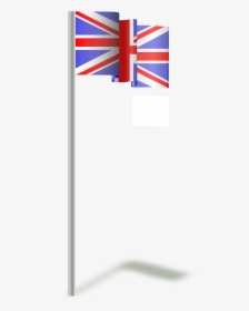 Flag Of The United Kingdom Clip Arts - Clipart Transparent Background Flag Pole, HD Png Download, Free Download