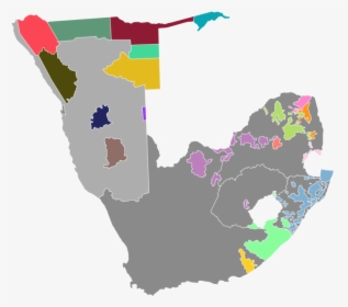 Map Of South Africa And South West Africa - South Africa Map Icon, HD Png Download, Free Download