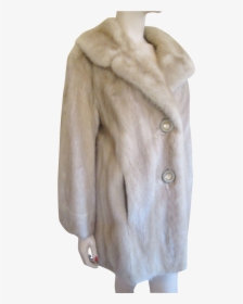 White Fur Coat Png Image - Fur Coat With Buttons, Transparent Png, Free Download