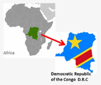 Flag Map Of Democratic Republic Of The Congo, HD Png Download, Free Download