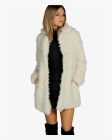 Girl In White Fur Coat Png Image - Portable Network Graphics, Transparent Png, Free Download