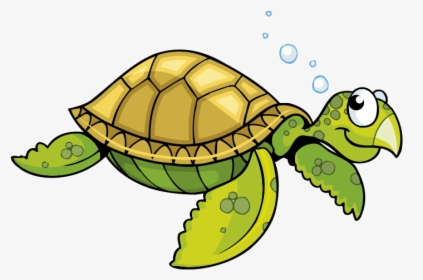 Tortoise Vector Cartoon Giant - Cartoon Sea Turtle Clipart, HD Png Download, Free Download