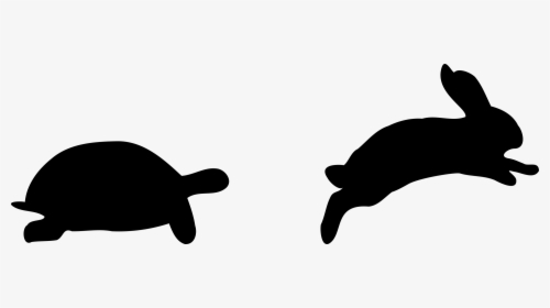 Tortoise And Hare, Fast And Slow - Tortoise And Hare Clipart, HD Png Download, Free Download