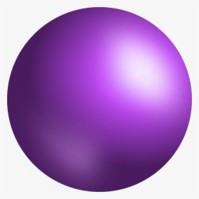3d Sphere In Variable Colors - 3d Purple Circle Png, Transparent Png, Free Download