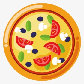 Pizza Delivery Italian Cuisine - Cartoon Transparent Food Truck, HD Png Download, Free Download