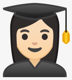 Woman Student Light Skin Tone Icon - 👩 💼 Meaning, HD Png Download, Free Download