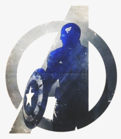 Transparent Captain America Comic Png - Logo De Capitan America Avengers, Png Download, Free Download