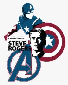 And America Hulk Thor The Captain Avengers Clipart - Captain America Fan Art, HD Png Download, Free Download