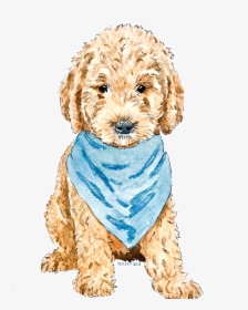 Dog Watercolor - Labradoodle, HD Png Download, Free Download