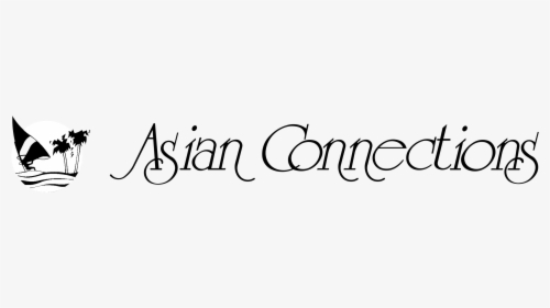 Asian Connection 01 Logo Black And White - Calligraphy, HD Png Download, Free Download
