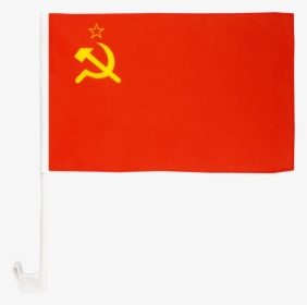 Ussr Soviet Union Car Flag - Soviet Flag Transparent Background, HD Png Download, Free Download