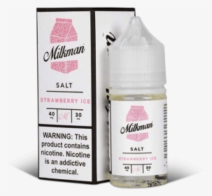 The Milkman Strawberry-ice Salts 30ml - Milkman Strawberry Ice Salt, HD Png Download, Free Download