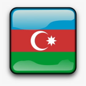 Flag Of Azerbaijan Azerbaijan Soviet Socialist Republic - Azerbaijan Flag Square Png, Transparent Png, Free Download