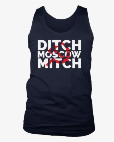 Ditch Moscow Mitch Russian Soviet Flag Sickle & Hammer - Active Tank, HD Png Download, Free Download