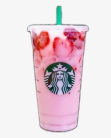 #pink #strawberry #drink #starbucks #coffee #grande - Strawberry Acai Starbucks Drinks, HD Png Download, Free Download